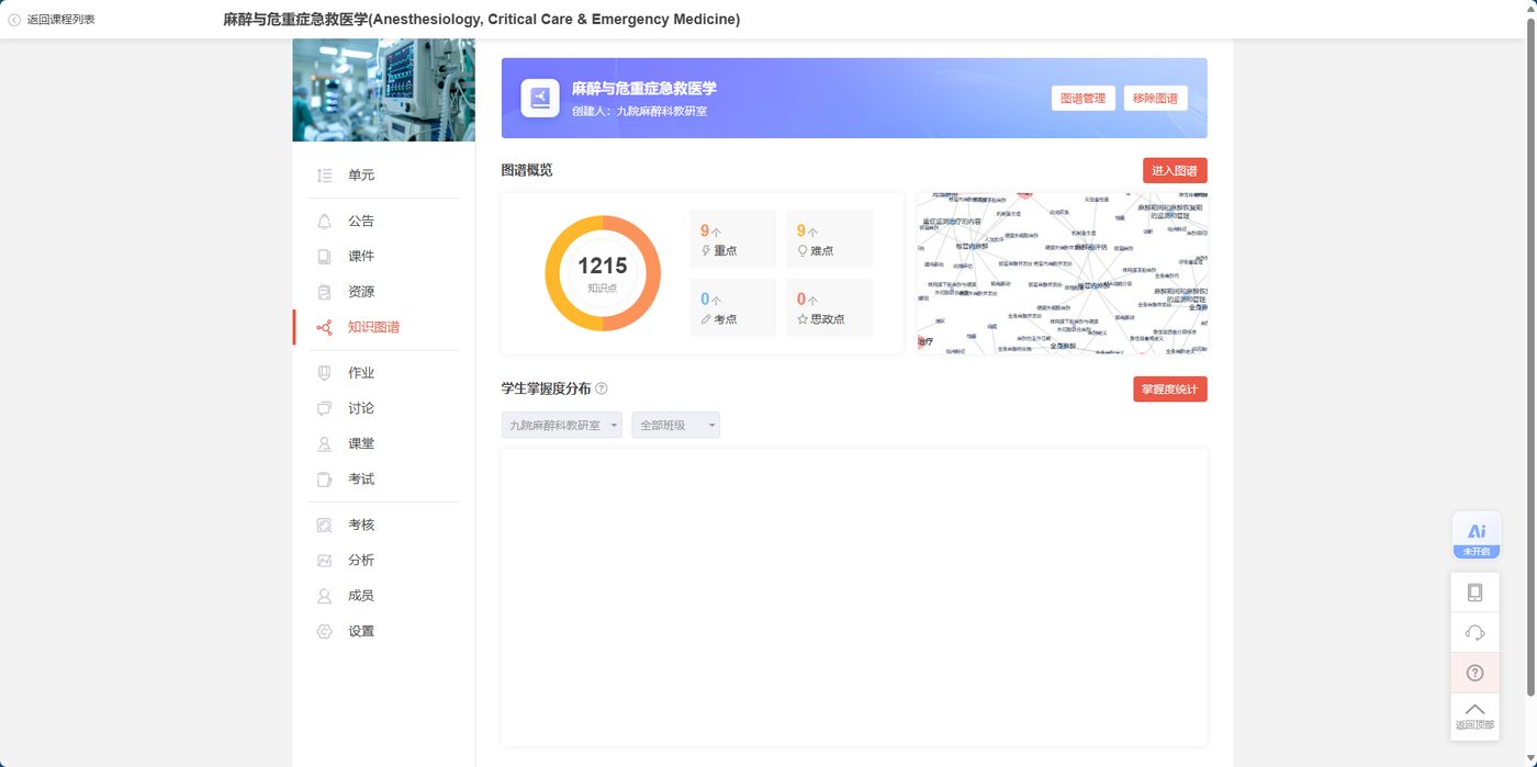 医学课程知识图谱案例